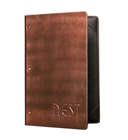Image Copper Menu Covers