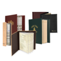 Image Vineyard Deluxe Wine Lists w/ Screw & Post Binding