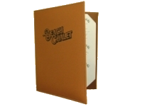 Image Genuine Leather Menu Covers