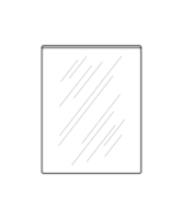 Image Black Windowpane<br>Double-Sided Menu Boards<br>In Stock for Quick Shipping