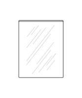 Image Extra Rigid Single Menu Pockets (Two Views)